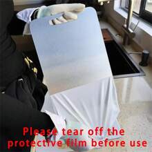 钛钢砧板，带手柄双面不锈钢砧板，切肉、水果、蔬菜的砧板