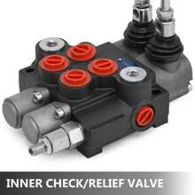 Hydraulic Directional Control Valve 3 Spool Double Acting 11 GPM Hydraulic Valve 3600 PSI 2 Spool Joystick Control Valve For Tractors Loaders Tanks - 2 cuộn - Xem 5