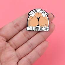 趣味珐琅别针 翻领别针 背包上的徽章 女士胸针 衣服礼品 珠宝 时尚配饰 - NR8911 - 查看 7