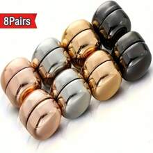 1 Paar/4 Paar Premium unsichtbare Perlenbrosche mit Magnetverschluss für Frauen - magnetischer Sommerkragen-Rutschfester Verschlusspin zum Befestigen von Kleidung und Outfit-Verbesserung