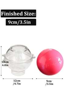 1PC 5-10cm Spherical Candle Mold DIY 3D Sphere Ball Candles Planet Series Aromatherapy Candle Making Supplies Acrylic Molds Kit Handmade - Multicolor - View 17