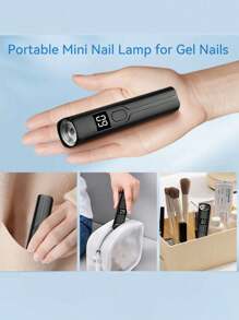 1pc Portable UV LED Nail Lamp Handheld UV Light For Nails, 1pc 3W Lamp Beads Nail Dryer Professional Nail Drying Lamp Gel X Lamp For Gel Nails Flash Cure Lamp For Gel Nails LED Nail Lamp Portable Mini Nail Dryer Gel Polish Nail Glue Gel USB Flashlight Home DIY Manicure Nail Art Tools Best Gifts For Girls