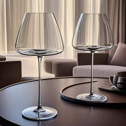 Clear Lead-Free Crystal Red Wine Glass Set, Red Wine Glass, White Wine Glass, Suitable For Weddings, Birthdays And Anniversaries. 8oz/20oz/24oz, Gift For Father