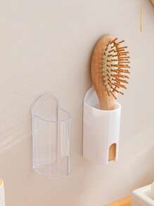 1/3/6件多功能电动牙刷架，免钻壁挂式牙刷架，返校必备 - 無色 - 查看 4