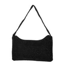 Rhinestone Evening Bag Bling Purse Underarm Bag Sparkly Diamond Shoulder Bag Clutch Purses For Women Party Club Wedding Prom - 黑色 - 查看 8