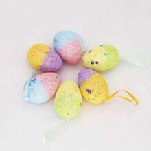 Easter Eggs Decoration, Easter Bunny Decor, Farm Easter Decorations, Shiny Rural Carrots & Eggs Ornaments