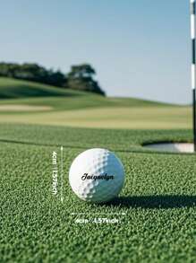 1pc Custom Golf Ball - Personalized Tournament-Grade Balls With Text/Logo, Waterproof & UV-Resistant, Unique Gift For Golfers, Dads, Coaches, Teammates, "Legacy Edition" Father's Day, Corporate Events, Club Championships, Birthdays, Retirement, Memorable Drive Keepsake, Training & Game Day Essentials, Gift For Him, Gift For Her - Custom Name Style 1 - View 7