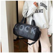 1pc 2pcs,2024 Fitness Bag Large Capacity Short-Haul Travel Bag Unisex Travel Bag Dry Wet Separation Exercise Yoga Bag