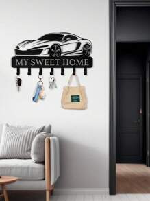 CIF BUY Custom Sign.Tailor-Crafted Wall Key Holder - Bespoke Metal Key Rack Inspired By Sports Cars, Equipped With Hooks. A Perfect Wall-Mounted Choice And A Splendid Gift For Kitchens, Entrances And Other Areas Picture Frame Hooks, Wall Picture Frame, Wall Hooks Self Adhesive, Hooks, Hook, Wall Hooks, Bathroom, Towel Holder, Hooks, Wall Hooks, Hooks, Wall Hook, Door Hanger