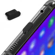 Zestaw 75 sztuk Zestaw do czyszczenia portu ładowania telefonu komórkowego i zaślepki przeciwpyłowe portu ładowania typu C kompatybilne z iPhone'em, iPadem, iOS, USB C, głośnikiem typu C z siatką przeciwpyłową Zestaw do czyszczenia