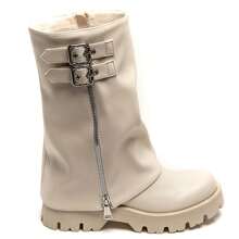 高款软柄水瓶，配有装饰性拉链和按扣，底部坚固凹陷。 - 米色 - 查看 2