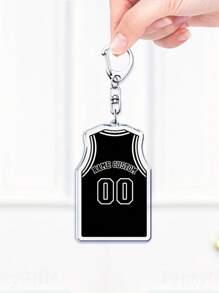 1pc Custom Name And Number Sports Keychain - Personalized Basketball Jersey Acrylic Keychain - Gift For Basketball Player - Memorable Unique Gift For Anniversary, Birthday And Wedding, Personalized Photo Keychain , Ideal For Christmas And Valentine's Day,House Warming Gifts, Mother's Day Gift, Father's Day Gift, Gift For Mom/Dad, Gift For Him/Boyfriend/Husband, Gift For Her/Girlfriend/Wife,Children's Gifts,School Supplies,Back To School,School Gift,For Office,For School,For Classroom,For Teacher Gifts,For University,For Colleague,For Dorm Rooms,For Teacher,For Boys And Girls,For Teenagers,Junior High School Students,Middle School Students,High School Senior High School Students,College Students,University Students,Freshman,Sophomore,Underclassmen - Basketball Jersey D Keychain - View 18
