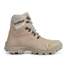 Bota Masculina Resistente Couro Legitimo Adventure Sola Borracha