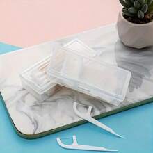 1pc Portable Small Storage Box Made Of Plastic, Designed For Organizing Swabs, Jewelry, Hairpins, And Pills, Featuring A Lid For Multifunctional Use At Home And During Travel.