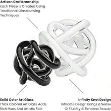 Torre & Tagus Orbit - Esfera Decorativa de Cristal, 7.6 cm de diámetro, Color Verde Azulado - Negro - Ver 11