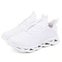 Men's Sports Sneakers With Braided Sole – Comfort And Style For Your Everyday Life - White - View 3