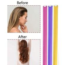 Paquete de 10 rizadores de espuma flexibles, rizadores de espuma sin calor de colores aleatorios para mujeres y niñas con cabello largo y corto, para peinados DIY, cabello rizado en espiral, rizador de espuma flexible para cabello rizado, rodillos para el cabello, rizos sin calor, rizador de cabello, productos y accesorios para el cabello para peluquería, salón de belleza, viajes esenciales, regreso a la escuela, vacaciones esenciales, accesorios para el cabello para mujeres