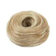 Messy Bun Hair Piece Curly Hair Bun Extensions With Straight Tails Hair Scrunchies Ponytail Hairpieces For Women