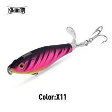 Mồi câu cá Kingdom Propeller 90mm 110mm 11g 17g Mồi cứng Đuôi xoay mềm Bút chì nổi Wobblers Mồi nhân tạo - Nhiều màu - Xem 13