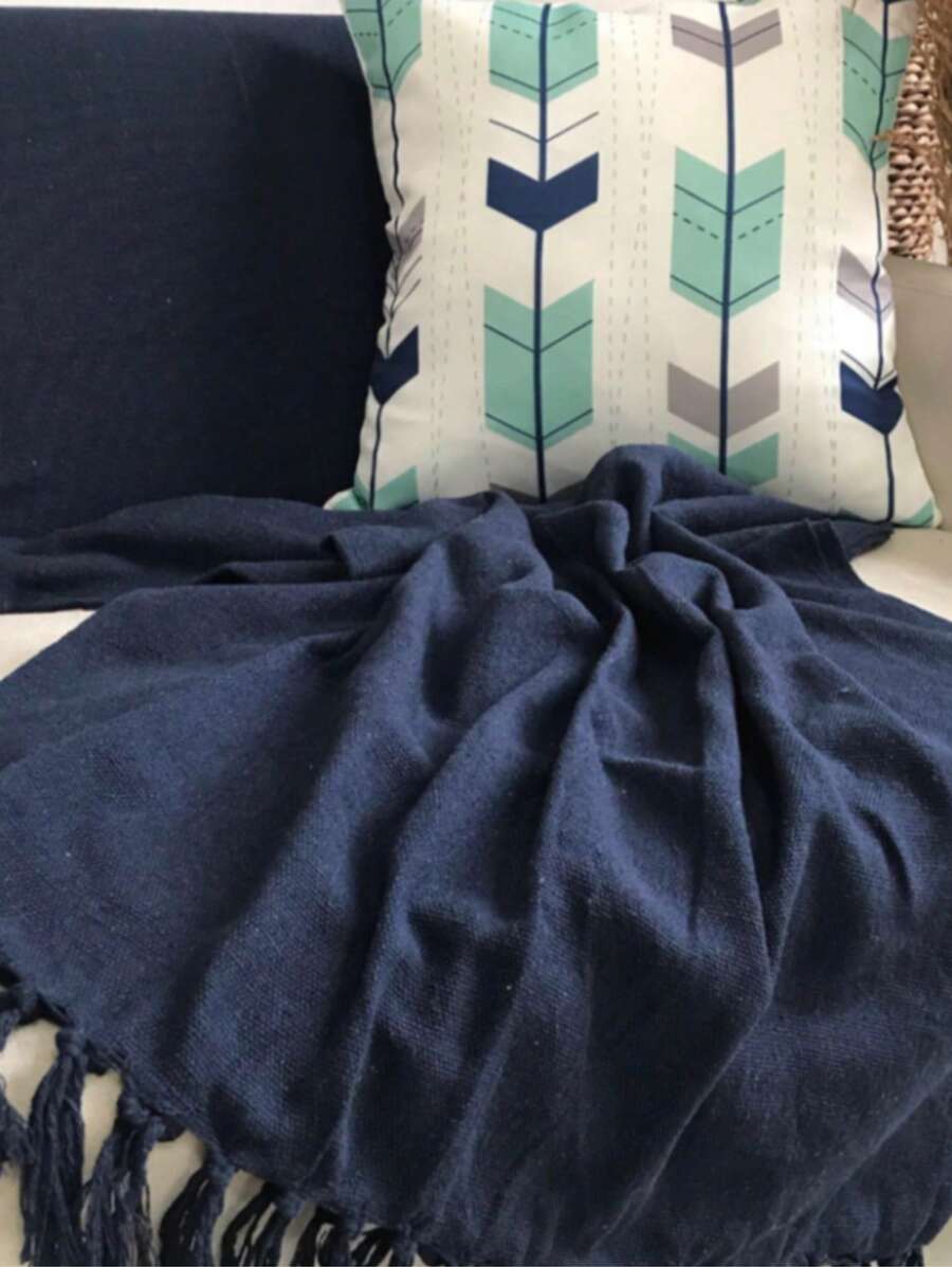 Giant Protective Sofa Blanket 1.80 X 2.50m Unmissable Mega Promotion - 純海軍藍 - 查看 1