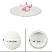 新款自创通用陶瓷海星盖玻璃盖茶杯盖大口径陶瓷杯防尘盖耐高温陶瓷杯盖 - 彩色 - 查看 21