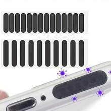 Zestaw 75 sztuk Zestaw do czyszczenia portu ładowania telefonu komórkowego i zaślepki przeciwpyłowe portu ładowania typu C kompatybilne z iPhone'em, iPadem, iOS, USB C, głośnikiem typu C z siatką przeciwpyłową Zestaw do czyszczenia