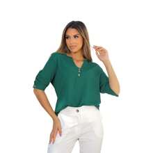 Women Blouses - Màu xanh Bạc hà - Xem 1