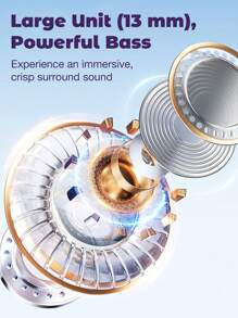 TWS Kabellose In-Ear-Kopfhörer 5.3 Stereo HiFi, Kabellose Ohrhörer geräuschgedämpft, mit eingebautem Mikrofon, IPX5 wasserdicht für Sport, Frauen, Mädchen, Geschenkideen, geeignet für Arbeit/Training/Meetings/Fahren - mehrfarbig - Übersicht 3