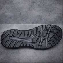 2025 New Men's Blue And Gray Color Block Slide Sandals, Letter Logo Criss-Cross Strap Anti-Slip Lightweight Beach Outdoor Casual Breathable Slippers - Blue - View 6