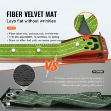 Golf Putting Mat, 1-5 Hole Indoor Golf Putting Green, Wrinkle-Free Golf Training Aid, Mini Golf Set With Auto-Ball Return, Alignment Guide, 3 Balls, Wood Base, Game Practice Gift For Home Office - 5 Hole, Wrinkle-free, Auto-ball Return, 3 Ball - View 2