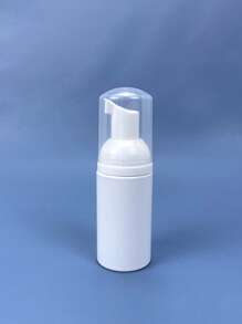 60毫升白色泡沫按压瓶，睫毛洗发水瓶，旅行泡沫按压瓶，空塑料瓶，可重复灌装迷你皂液器，适用于洗手液、睫毛洗发水、沐浴露，适合旅行、居家和学生返校使用