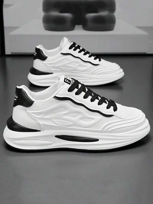 Tênis casuais masculinos de sola grossa, versáteis, confortáveis e respiráveis, adequados para adolescentes, casuais de verão, atletismo ao ar livre, viagens de férias, presentes de formatura, acessórios para vestidos de aniversário