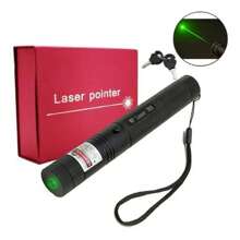 Caneta Laser Pointer Verde Ultra Forte Alcance 50km-303 - Preto - Visão 2