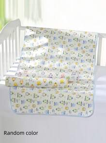 Washable And Reusable Incontinence Bed Pad - Waterproof Bedding And Mattress Protector For Children, Adults And Elderly - Leak And Stain Prevention / Random Colors (Assorted)