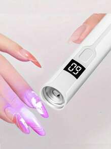 1pc Portable UV LED Nail Lamp Handheld UV Light For Nails, 1pc 3W Lamp Beads Nail Dryer Professional Nail Drying Lamp Gel X Lamp For Gel Nails Flash Cure Lamp For Gel Nails LED Nail Lamp Portable Mini Nail Dryer Gel Polish Nail Glue Gel USB Flashlight Home DIY Manicure Nail Art Tools Best Gifts For Girls