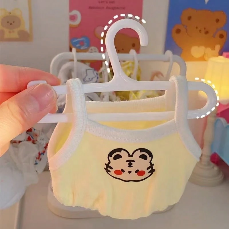 Labubu Doll Clothes Rack, 20cm Doll Clothes Hanger, Clothes Storage ...