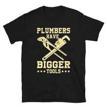 Funny Plumber, Plumber Shirt, Plumber T-Shirt, Funny Plumber Shirt, Plumbing Shirt, Plumber Tshirt - Black - View 1