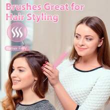 9 Stücke/Set Edelstahl Haarbürsten mit Kamm und feinen Zähnen, geeignet für professionelle Haarsalons
