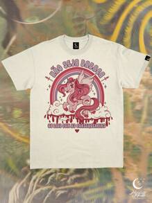 Unicorn Don't Be A  T-Shirt - Cream - Rượu sâm banh - Xem 1