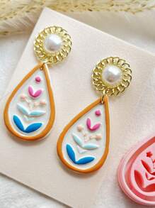 Flower Shape Polymer Clay Cutters, Boho Three-Dimensional Elegant Flower Shaped Polymer Soft Clay Cutter For DIY Jewelry Earring Crafting, High-Precision Jewelry Making Tools - Clay Cutter - View 5