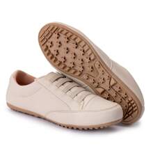 Women's Sneakers Casual Loafers Comfortable Easy-To-Fit Moccasin Shoes - 米色 - 查看 2