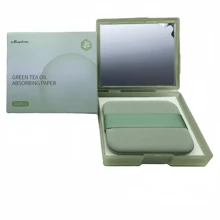 100pcs Portable Facial Oil Absorbing Sheet For Summer, With Linen Material, Makeup Blotting Papers With Mirror And Puff For Oily Skin, Oil-Control And Long-Lasting, Bamboo Charcoal,Blotting Paper,Beauty,Skin Care Products,Spa,Self Care,Skin Care Tools,Face Care,Esthetician Supplies,Skin,Face Wash,Facial