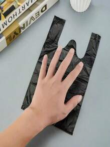 100 Stück/200 Stück/400 Stück Plastiktüten, Einweg-Müllbeutel geeignet für Büro, Auto, Rückkehr zur Schule, Schreibtisch, Küche, Badezimmer, Zuhause, Haushaltsbedarf