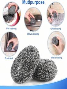 20 Pieces Of Stainless Steel Washers, Washing Pads, Kitchen And Bathroom Wire Washers, Etc