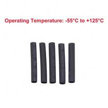 625pcs/Set Heat Shrink Tubing Black Insulation Shrinkable Tube DIY Box Set - Black - View 5