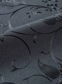 Phim cách nhiệt toàn phần Static Cling, làm tối phòng riêng tư, phim cách nhiệt cửa sổ, tấm che cửa sổ màu đen, chặn 100% ánh sáng, không cần keo dán - màu đen - Xem 5