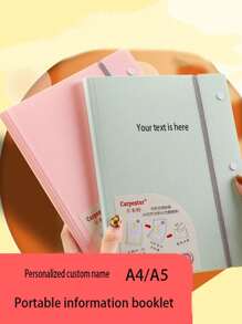 Customizable Horizontal A4 Folder, Student Test Paper Folder With Transparent Multi-Layer Storage, A5 Office Document Folder, Large Capacity - Multicolor - View 10