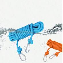 1pc Outdoor Thickened Clothesline, 6mm Diameter, 10m Length, Wind & Slip Resistant For Hanging Clothes, Quilt