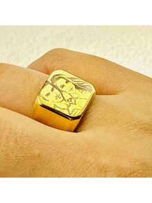 [Best Choice Stainless Steel Ring] Stainless Steel Band, Customized Design, Lovers & Wedding Rings, The Best Choice For Friends And Parents