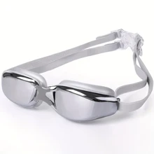 Anti-Beschlag-Schwimmbrille mit transparenter Sicht und wasserdichter Ausführung, einstellbarer Riemen, bequemer Sitz für Training & Freizeit, für Herren & Damen - Verschiedenfarbig - Übersicht 9